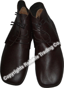 Brown Plain Brogans
